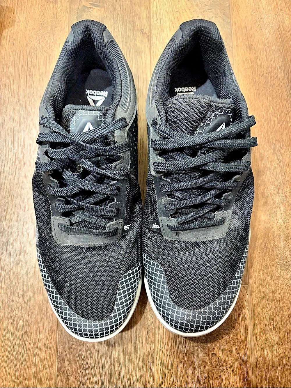 Reebok Black & White Athletic Shoes
